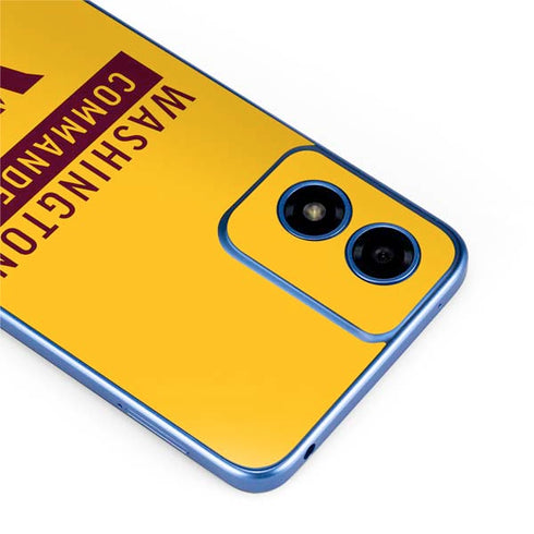 NFL Washington Commanders Yellow Moto G Play 4G (2024) Skin