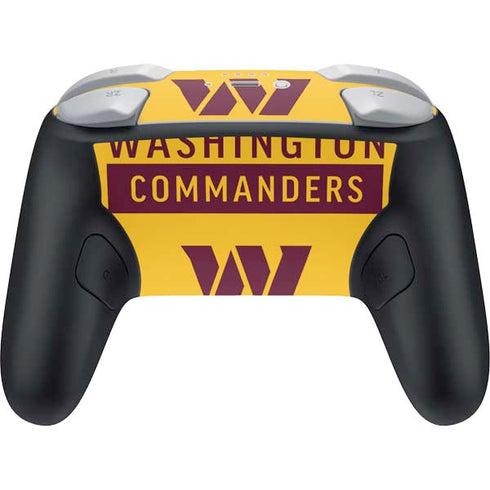NFL Washington Commanders Yellow Nintendo Switch 2 (2025) Pro Controller Skin