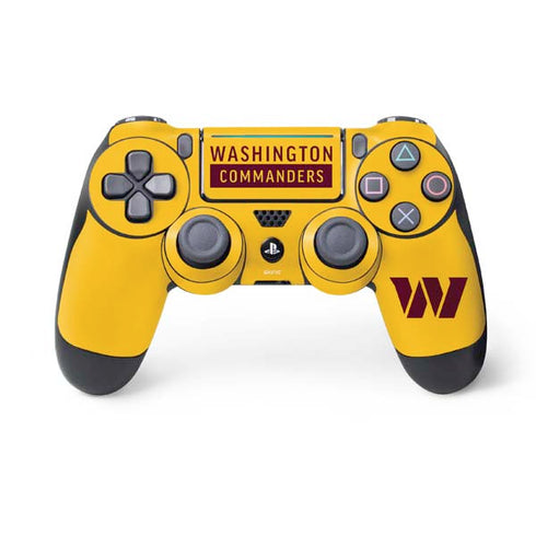 NFL Washington Commanders Yellow PlayStation PS4 Skins