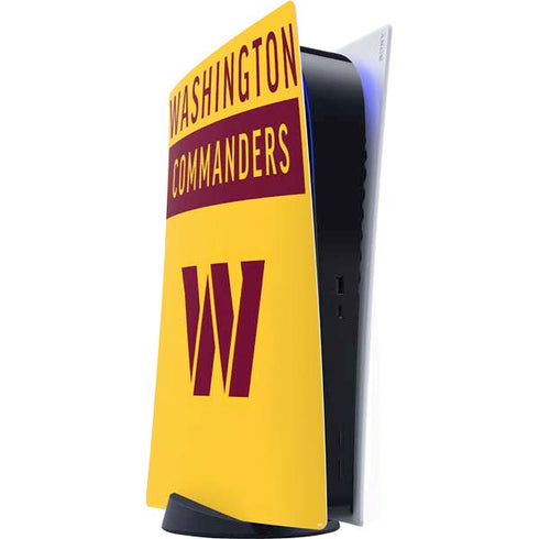 NFL Washington Commanders Yellow PlayStation PS5 Skins