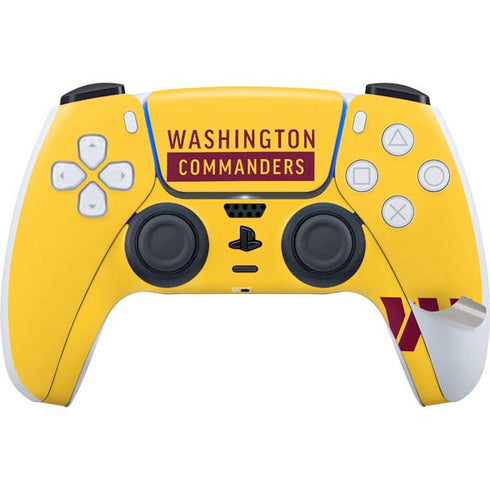 NFL Washington Commanders Yellow PS5 Pro Bundle Skin