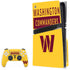 NFL Washington Commanders Yellow PS5 Pro Disk Bundle Skin