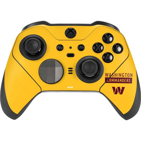 NFL Washington Commanders Yellow Xbox Elite Wireless Controller Series 2 Skin