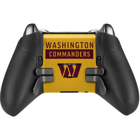 NFL Washington Commanders Yellow Xbox Elite Wireless Controller Series 2 Skin