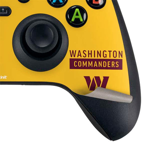 NFL Washington Commanders Yellow Xbox Series X Bundle Skin