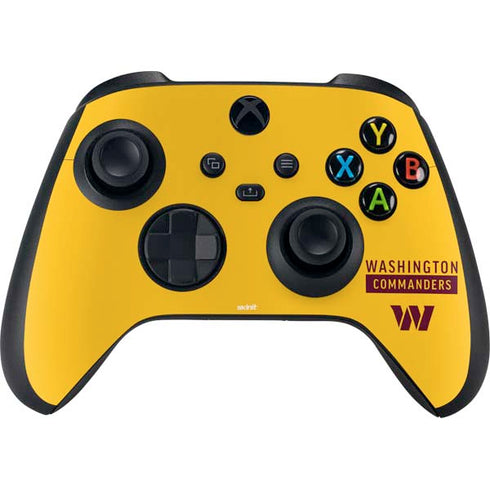 NFL Washington Commanders Yellow XBox Series X Digital Edition Bundle Skin