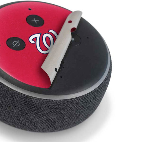 MLB Washington Nationals - Solid Distressed Amazon Echo Dot Skin