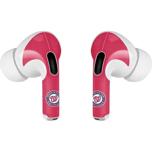 MLB Washington Nationals - Solid Distressed AirPods Skins