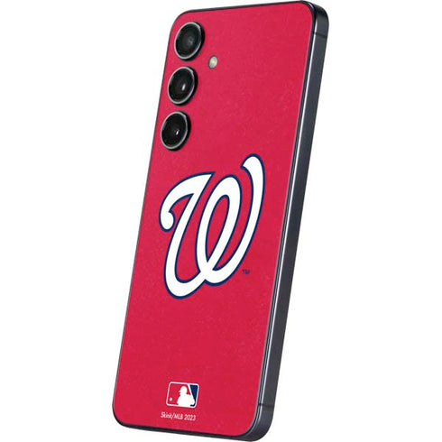 MLB Washington Nationals - Solid Distressed Galaxy A16 5G Skin