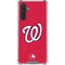 MLB Washington Nationals - Solid Distressed Galaxy A17 Clear Case