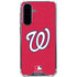 MLB Washington Nationals - Solid Distressed Galaxy A36 5G Clear Case
