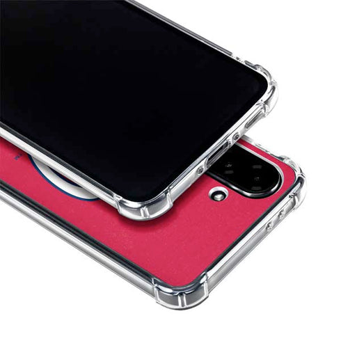 MLB Washington Nationals - Solid Distressed Galaxy A36 5G Clear Case