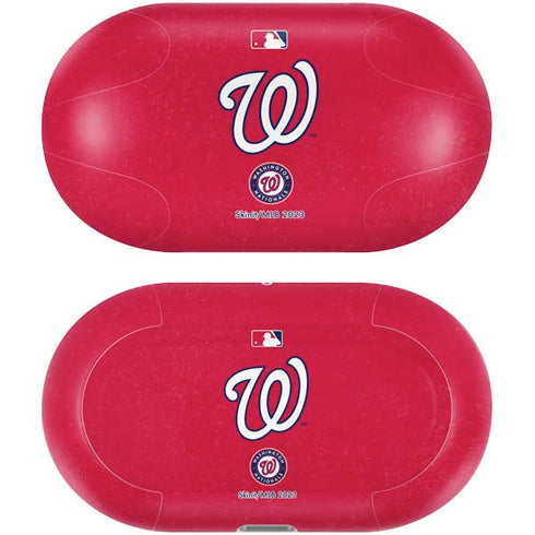 MLB Washington Nationals - Solid Distressed Galaxy Buds Plus Skin