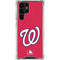 MLB Washington Nationals - Solid Distressed Galaxy S23 Ultra Clear Case