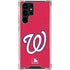 MLB Washington Nationals - Solid Distressed Galaxy S23 Ultra Clear Case