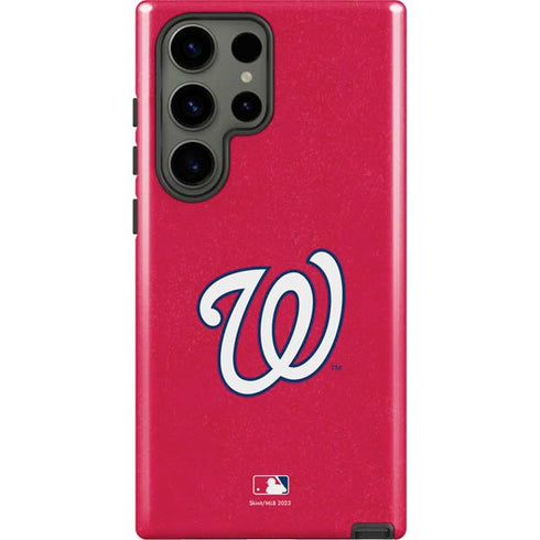 MLB Washington Nationals - Solid Distressed Galaxy S23 Ultra Pro Case