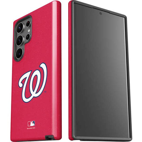 MLB Washington Nationals - Solid Distressed Galaxy S23 Ultra Pro Case