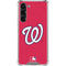 MLB Washington Nationals - Solid Distressed Galaxy S24 FE Clear Case