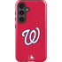 MLB Washington Nationals - Solid Distressed Galaxy S25 Impact Case