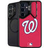 MLB Washington Nationals - Solid Distressed Galaxy S25 Kickstand Case
