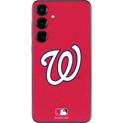 MLB Washington Nationals - Solid Distressed Galaxy S25 Plus Skin