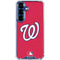 MLB Washington Nationals - Solid Distressed Galaxy S25 Clear Case