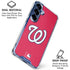 MLB Washington Nationals - Solid Distressed Galaxy S25 Clear Case