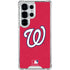 MLB Washington Nationals - Solid Distressed Galaxy S25 Ultra Clear Case