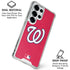 MLB Washington Nationals - Solid Distressed Galaxy S25 Ultra Clear Case