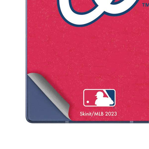 MLB Washington Nationals - Solid Distressed Galaxy Z Fold6 Skin