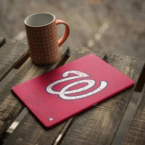 MLB Washington Nationals - Solid Distressed iPad Skins