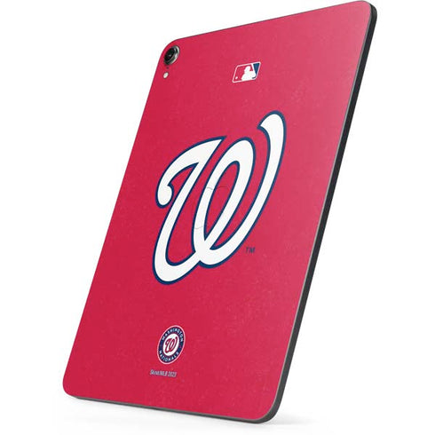 MLB Washington Nationals - Solid Distressed Apple iPad Pro Skin