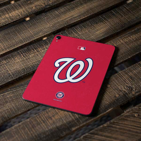 MLB Washington Nationals - Solid Distressed Apple iPad Pro Skin