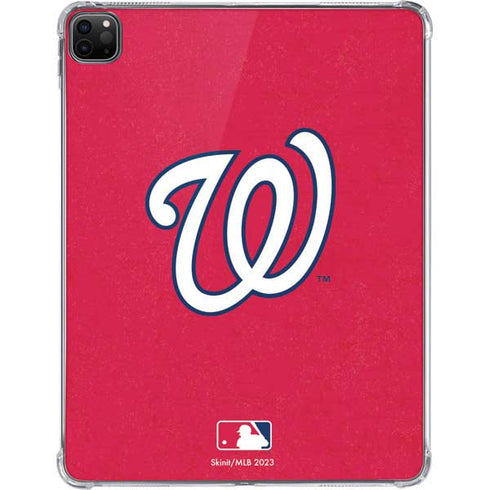 MLB Washington Nationals - Solid Distressed iPad Pro 11in (2024) Clear Case