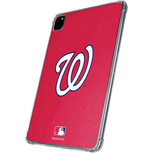 MLB Washington Nationals - Solid Distressed iPad Pro 11in (2024) Clear Case