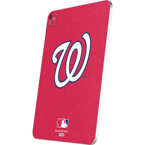 MLB Washington Nationals - Solid Distressed iPad Pro 13in M4 (2024) Skin