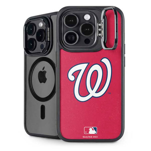 MLB Washington Nationals - Solid Distressed iPhone 13 Pro Kickstand Case