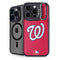 MLB Washington Nationals - Solid Distressed iPhone 13 Pro Kickstand Case