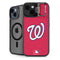 MLB Washington Nationals - Solid Distressed iPhone 15 Kickstand Case