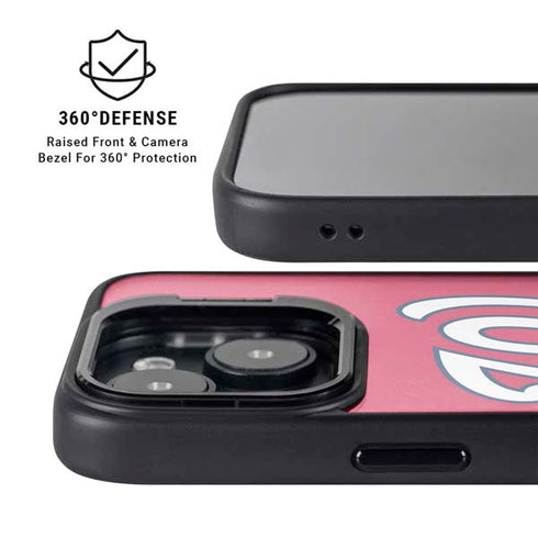 MLB Washington Nationals - Solid Distressed iPhone 15 Kickstand Case