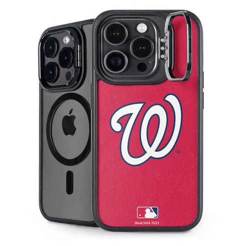 MLB Washington Nationals - Solid Distressed iPhone 15 Pro Max Kickstand Case