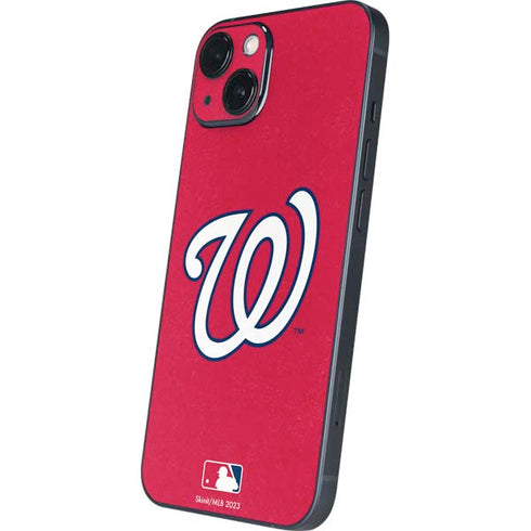 MLB Washington Nationals - Solid Distressed iPhone 15 Skin