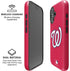 MLB Washington Nationals - Solid Distressed iPhone 16 Magsafe Impact Case