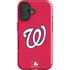 MLB Washington Nationals - Solid Distressed iPhone 16 Plus Impact Case