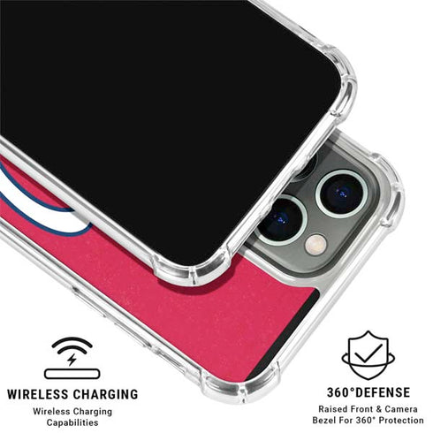 MLB Washington Nationals - Solid Distressed iPhone 16 Pro Clear Case