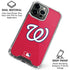 MLB Washington Nationals - Solid Distressed iPhone 16 Pro Max Clear Case