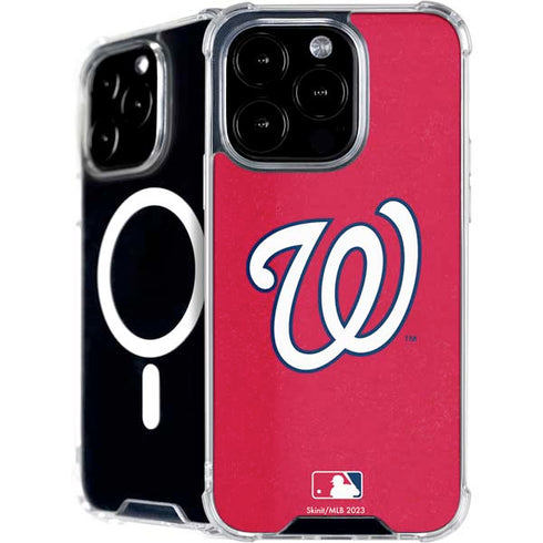 MLB Washington Nationals - Solid Distressed iPhone 16 Pro Max MagSafe Case