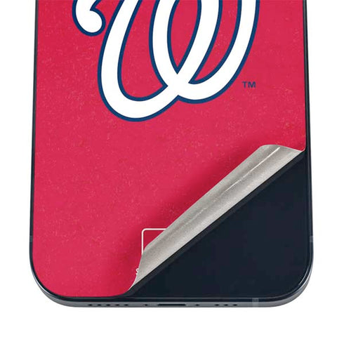 MLB Washington Nationals - Solid Distressed iPhone 16 Skin