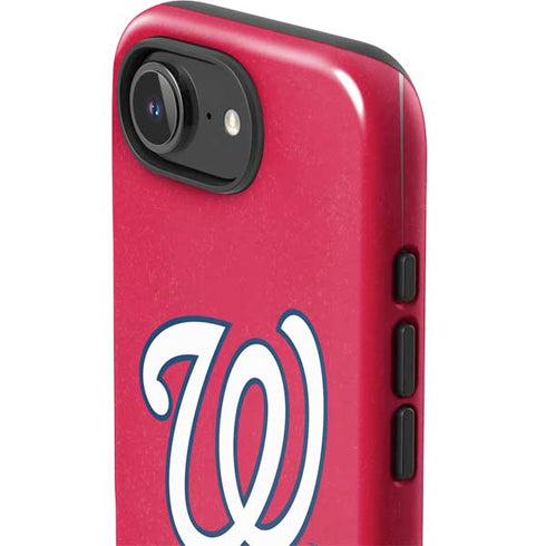 MLB Washington Nationals - Solid Distressed iPhone 16e Impact Case