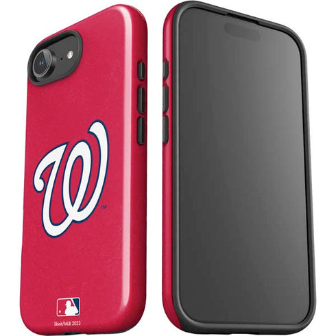 MLB Washington Nationals - Solid Distressed iPhone 16e Impact Case
